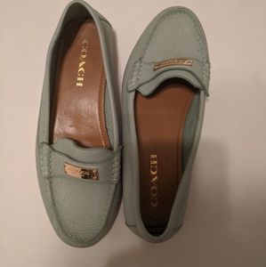 Coach leather loafers